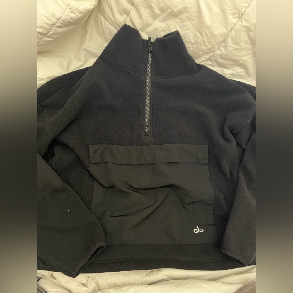 Alo fleece 3/4 zip!🖤✨